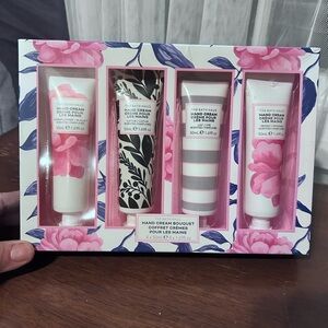 Bath Haus hand cream bouquet gift set- 4 travel size creams unused
